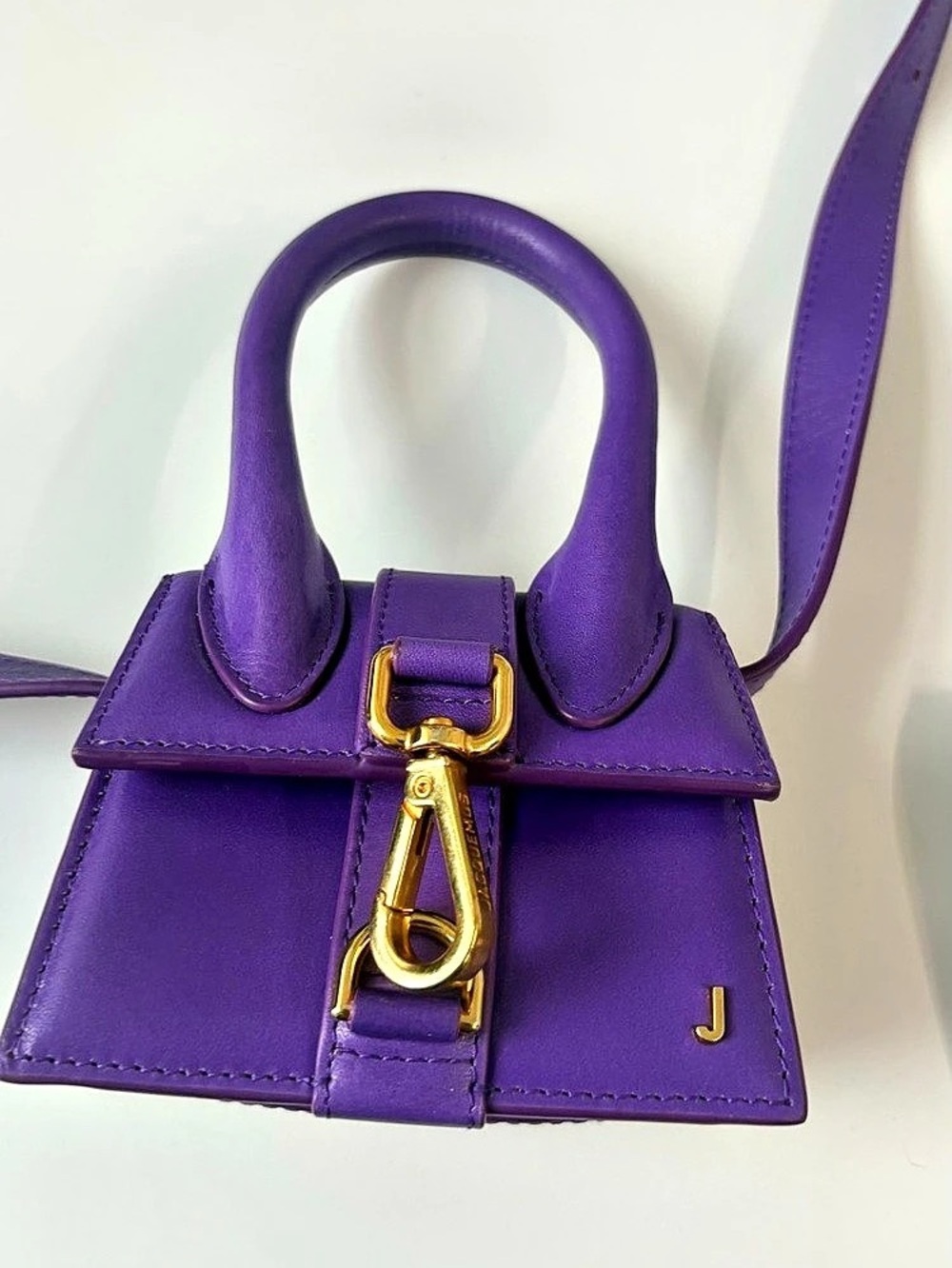 Jacquemus Le Chiquito Mini Bag in Purple NWT